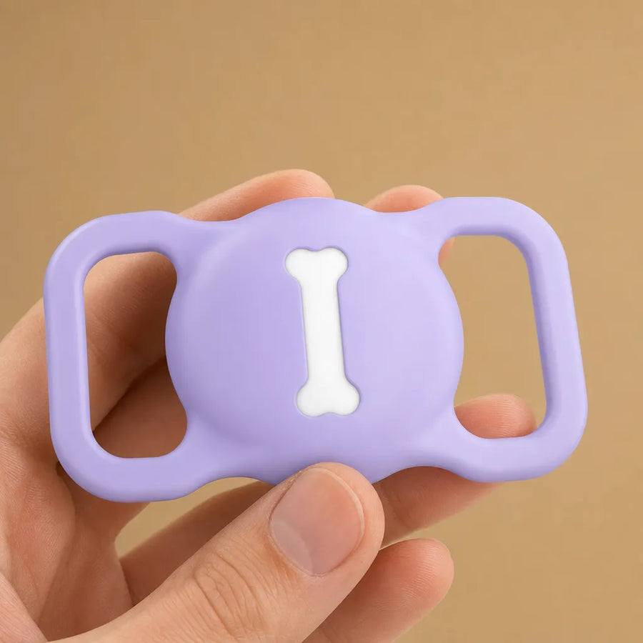 Collier AirTag pour chien - Housse silicone pour tracker