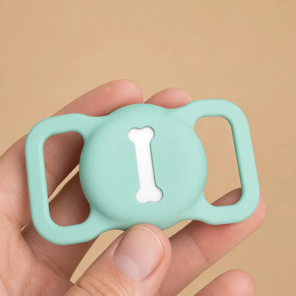 Collier AirTag pour chien - Housse silicone pour tracker