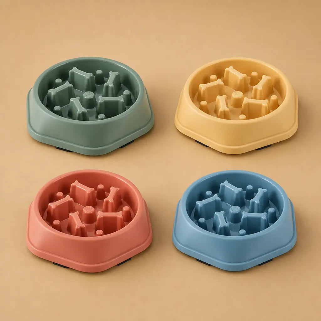 Gamelle chien anti glouton - Bol labyrinthe PP alimentaire