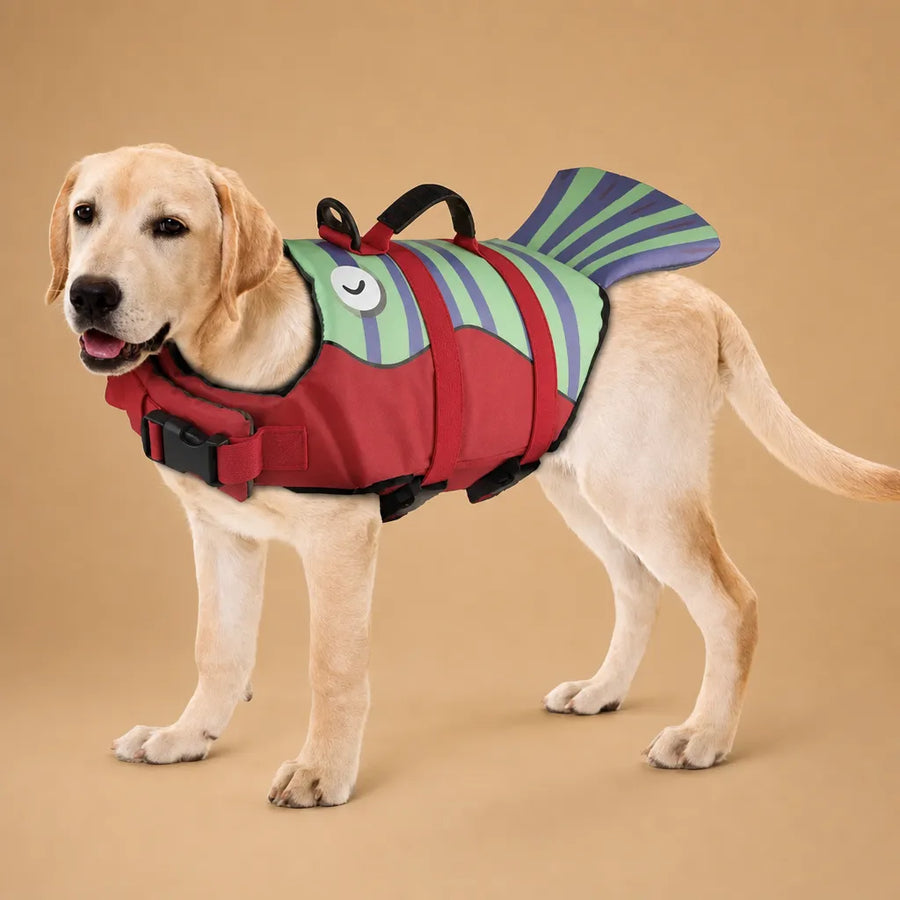 Gilet de sauvetage chien requin sirène - XS à XL