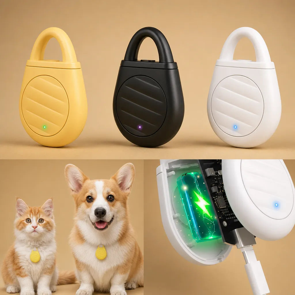 Collier anti puce chien naturel - Répulsif ultrasonique USB