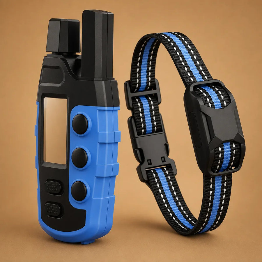 Collier dressage électrique chien - Télécommande 1100m IP67