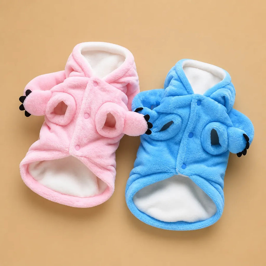 Déguisement Stitch chien - Costume kawaii flanelle chaud
