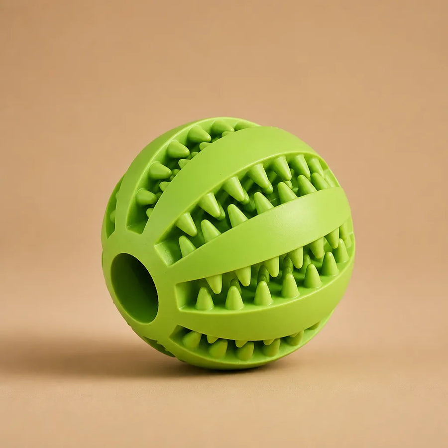 Balle kong chien caoutchouc - Picots distributeur friandises 5 cm