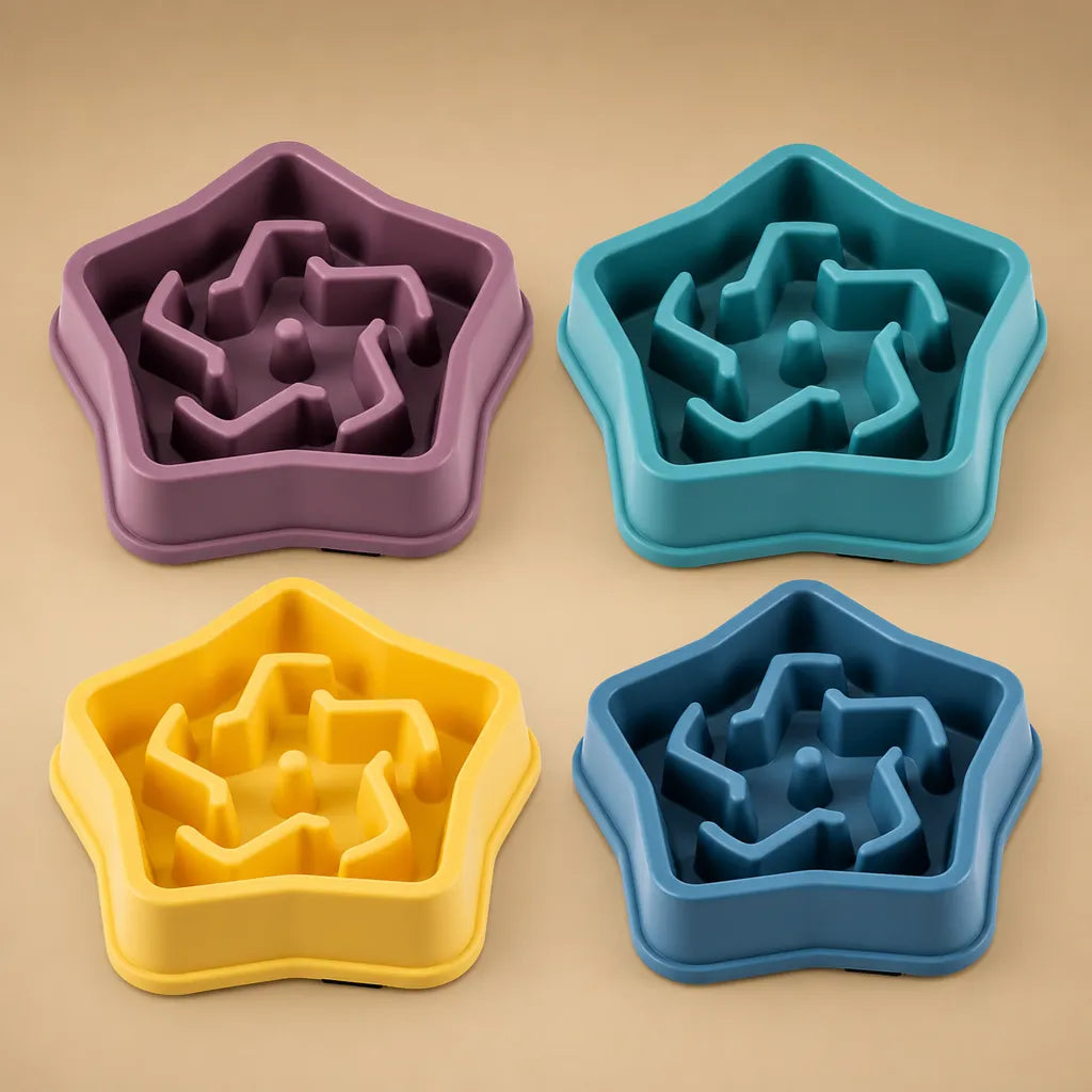 Gamelle chien anti glouton - Bol labyrinthe PP alimentaire