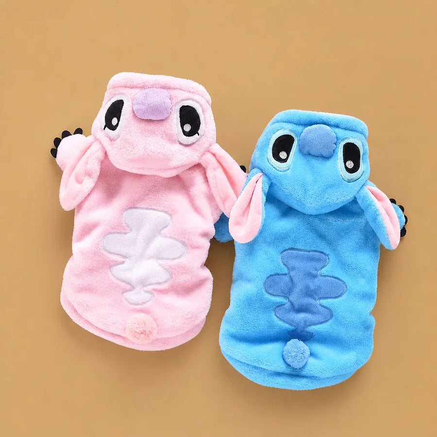 Déguisement Stitch chien - Costume kawaii flanelle chaud