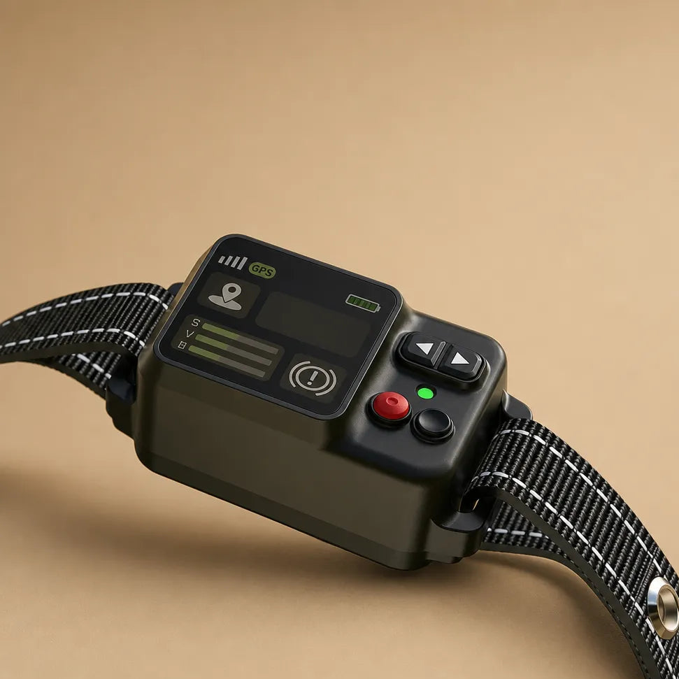 Collier Antifugue GPS Sans Fil - Clôture Intelligente IP67