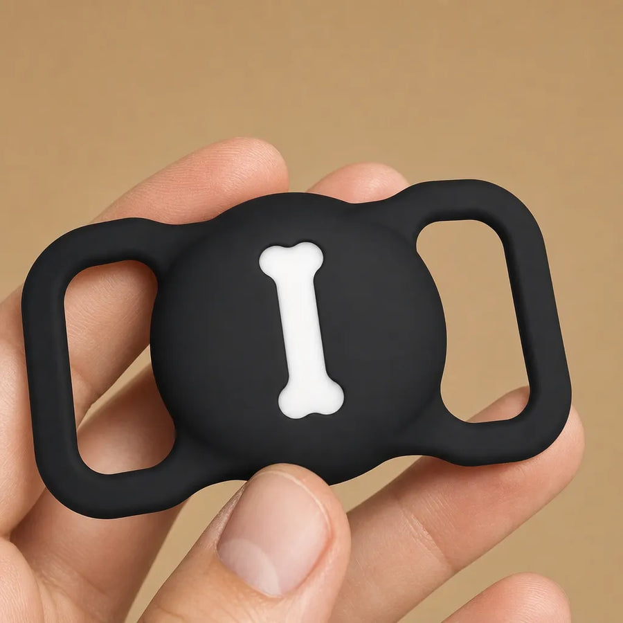 Collier AirTag pour chien - Housse silicone pour tracker