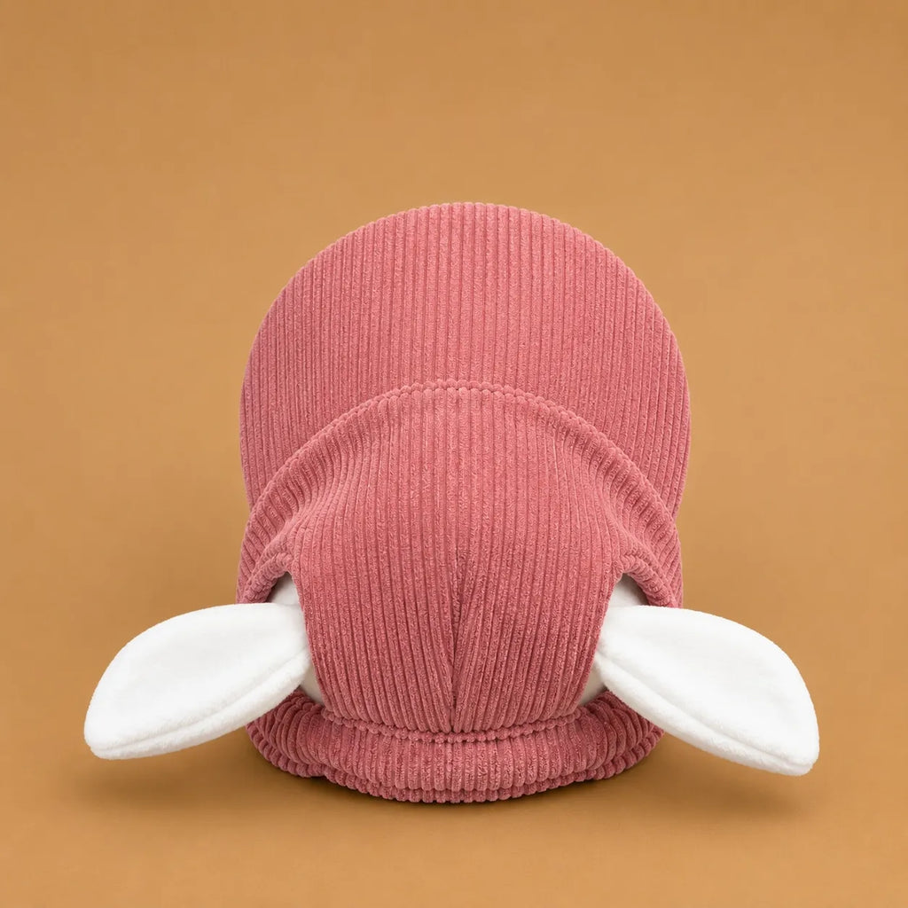 barkerry Casquette pour petit chien - Velours côtelé & Trous oreilles
