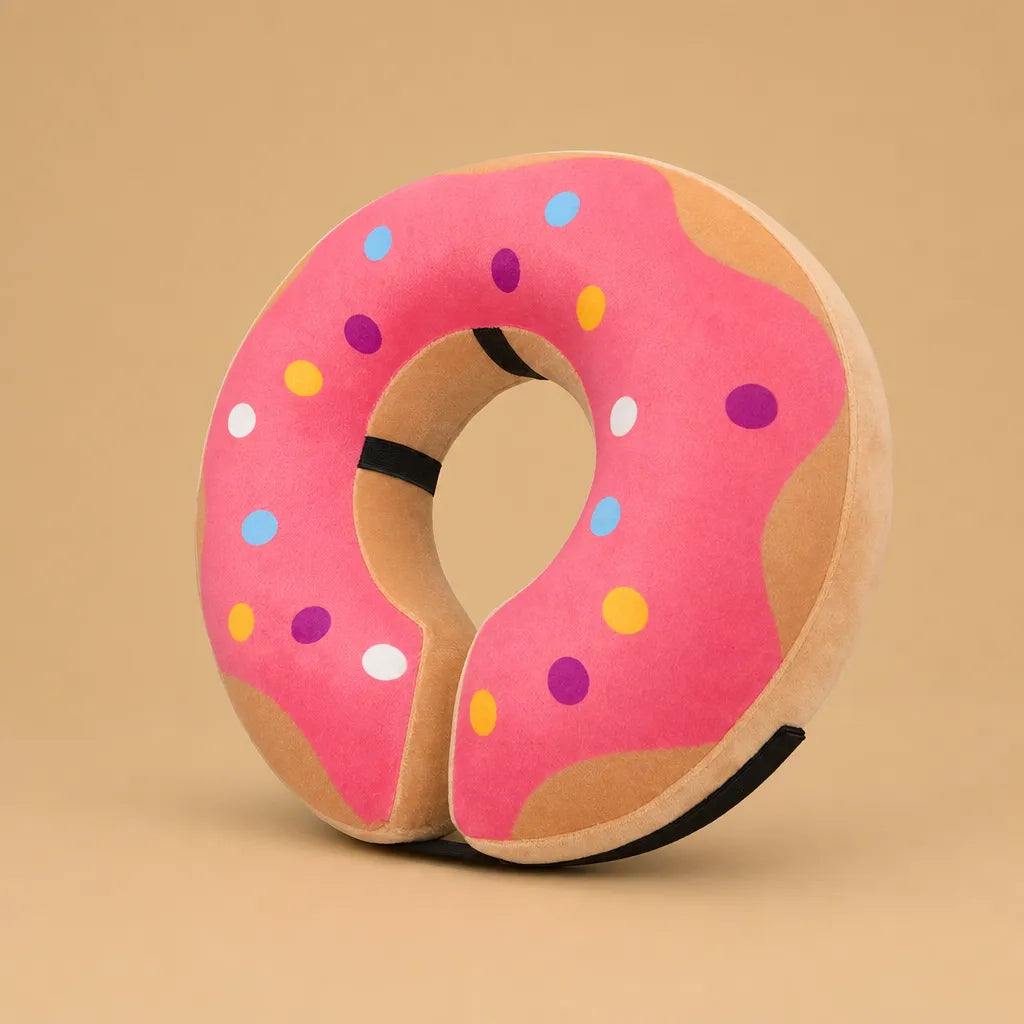 barkerry Collerette donut chien gonflable - Alternative douce au cône