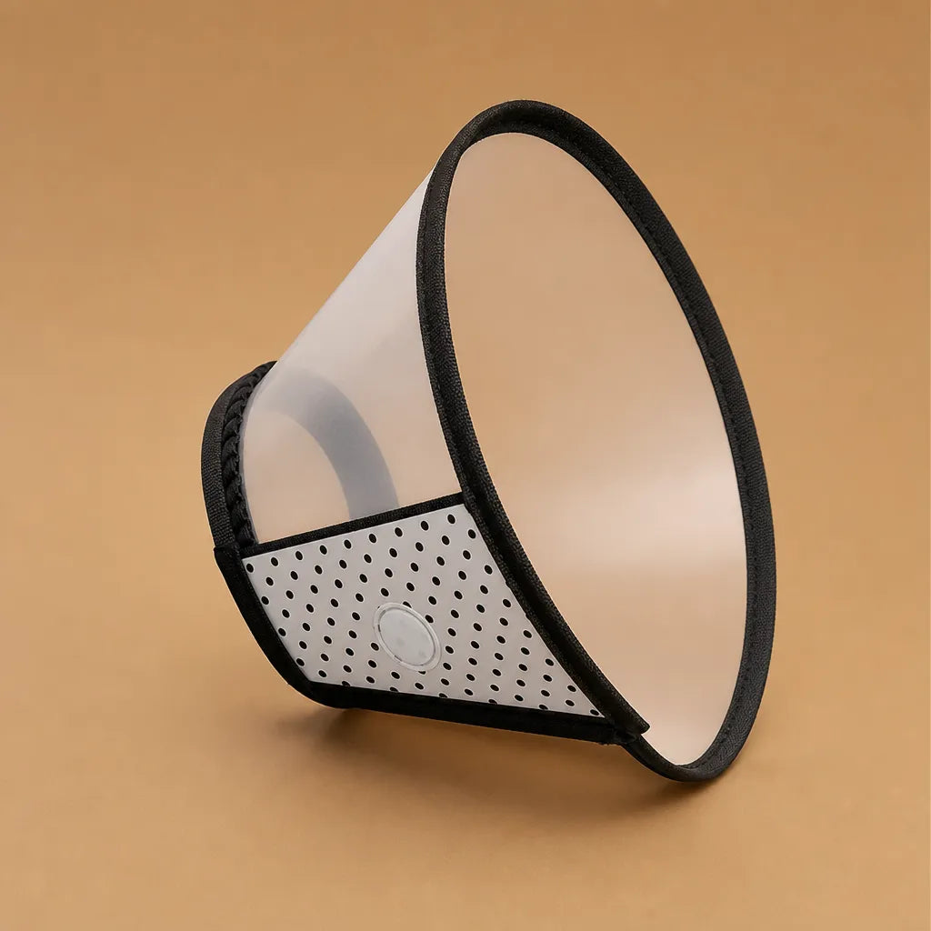 barkerry Collerette plastique chien transparente - 9 tailles
