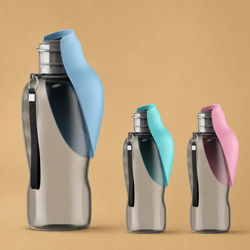 barkerry Gourde chien portable 800 ml avec bol intégré - 3 coloris