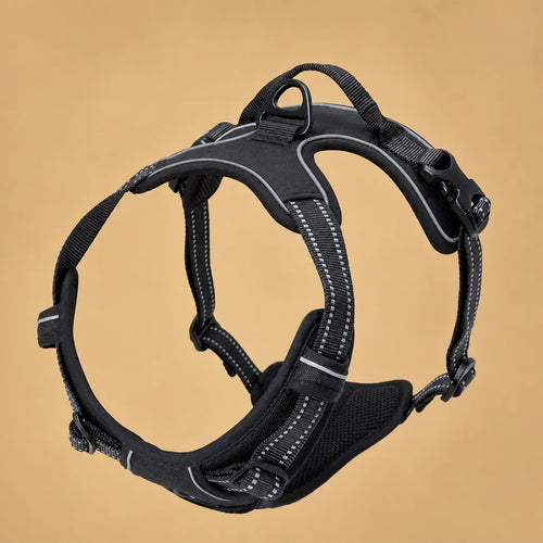 barkerry Harnais Chien Anti Traction Clip Frontal - Réfléchissant