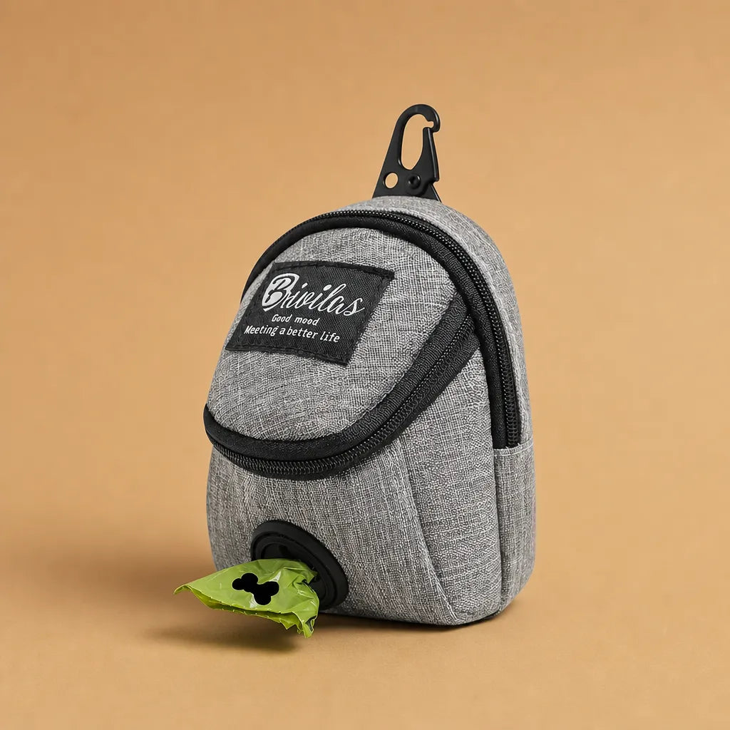 barkerry Sac pour friandises chien 2 en 1 - Distributeur sacs inclus